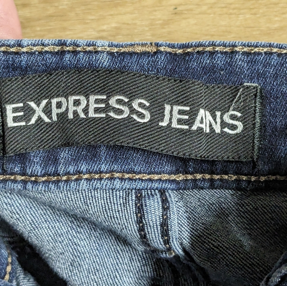 Express denim leggings